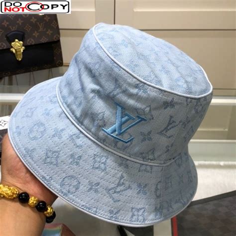 lv bucket hat denim|louis vuitton monogram hat.